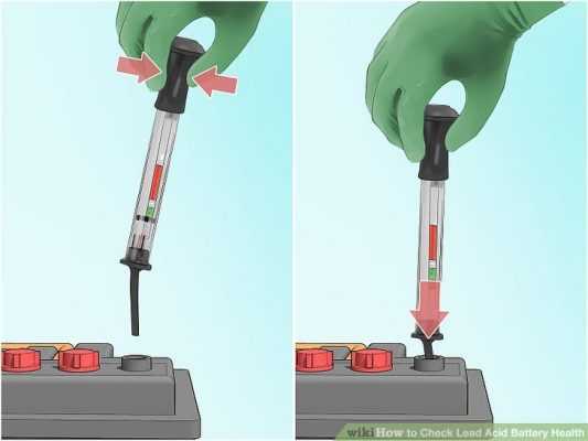 تست باتری با هیدرومتر
