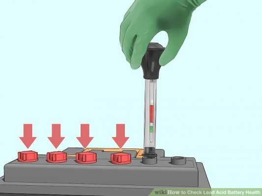 تست باتری با هیدرومتر